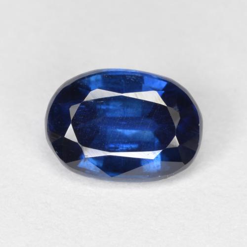 1.16 ct Blue Kyanite Gemstone, Kyanite Gem in Oval Facet Shape for Sale.