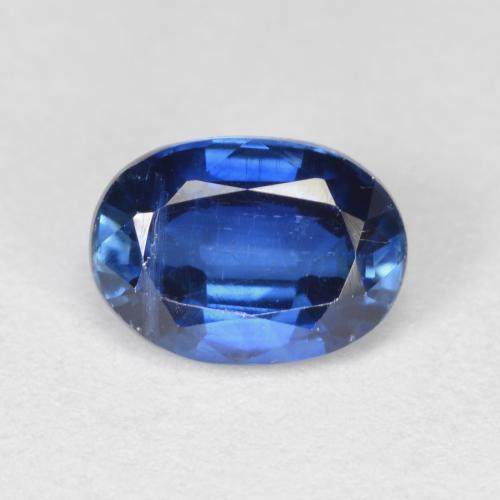 1.15 ct Blue Kyanite Gemstone, Kyanite Gem in Oval Facet Shape for Sale.