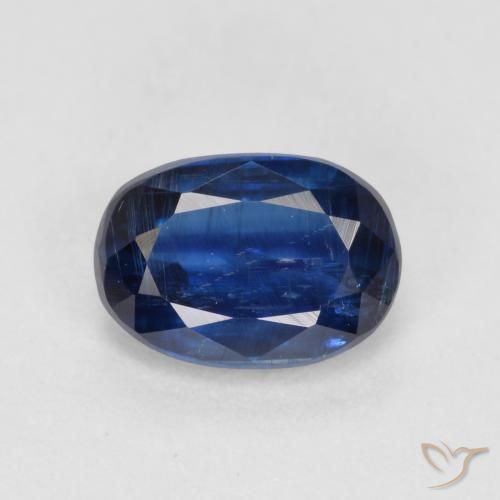 1.14ct Natural Deep Blue Kyanite, Oval, SI