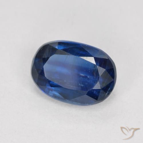 1.14 ct Blue Kyanite Stone, Natural Kyanite in Oval Facet Shape for Sale