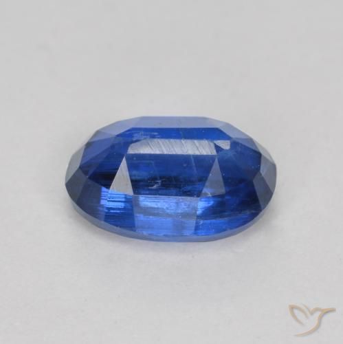 Kyanite Gemstone in 7.2 x 5.2 mm Size for Sale, Kyanite Stone in Medium Blue Color