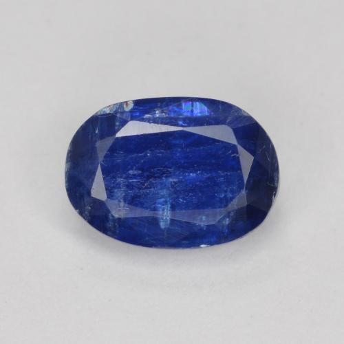 Navy Blue Kyanite Gem - 1.2ct Oval Facet (ID: 573244)