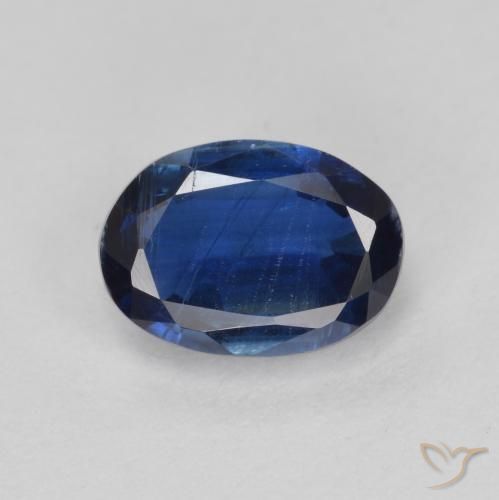 1.21ct Natural Navy Blue Kyanite, Oval, SI