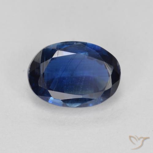 1.21 ct Blue Kyanite Stone, Natural Kyanite in Oval Facet Shape for Sale