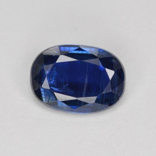 Темно-синий Кианит Камень - 0.9ct Фасетный Овал (ID: 573247)