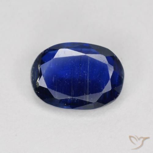1.00ct Natural Navy Blue Kyanite, Oval, SI