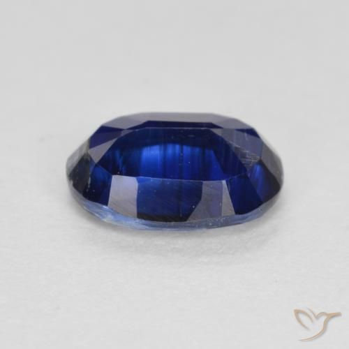 Kyanite Gemstone in 7 x 5 mm (calibrated) Size for Sale, Kyanite Stone in Navy Blue Color