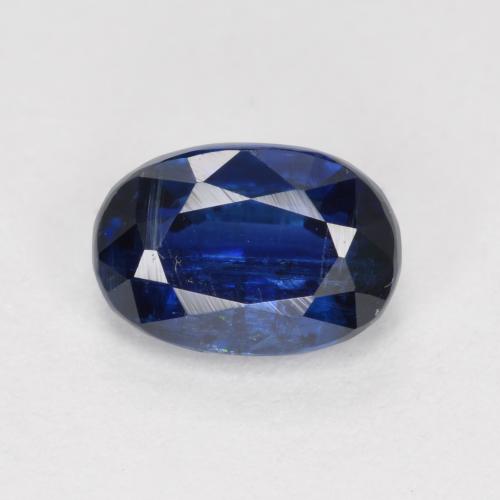 Bleu marine Disthène gemme - 1.2ct Ovale facette (ID: 573250)