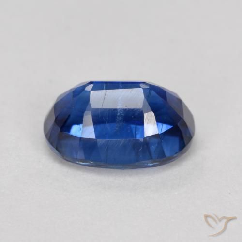 Kyanite Gemstone in 7.2 x 5.2 mm Size for Sale, Kyanite Stone in Navy Blue Color