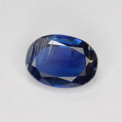 1.00 ct Blue Kyanite Stone, Natural Kyanite in Oval Facet Shape for Sale