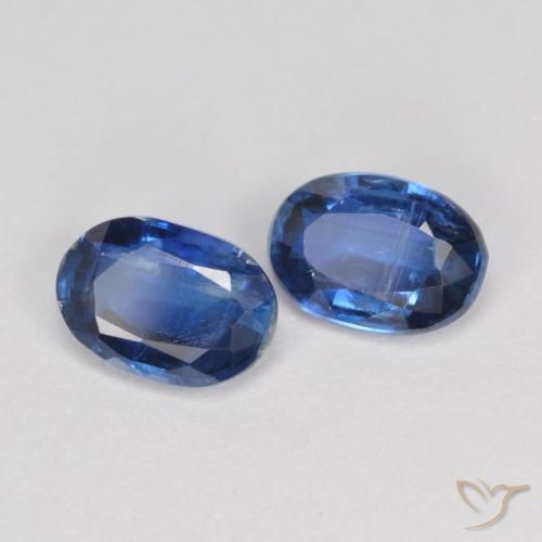 1.98 ctw Blue Kyanite Stones, Natural Kyanite in Oval Facet Shape for Sale
