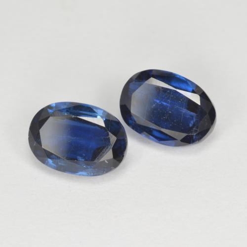 2.38 ctw Blue Kyanite Stones, Natural Kyanite in Oval Facet Shape for Sale