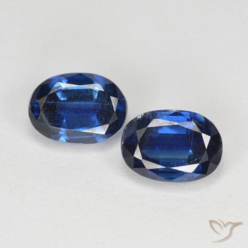 2.64ctw Natural Navy Blue Kyanite, Oval, VS-SI