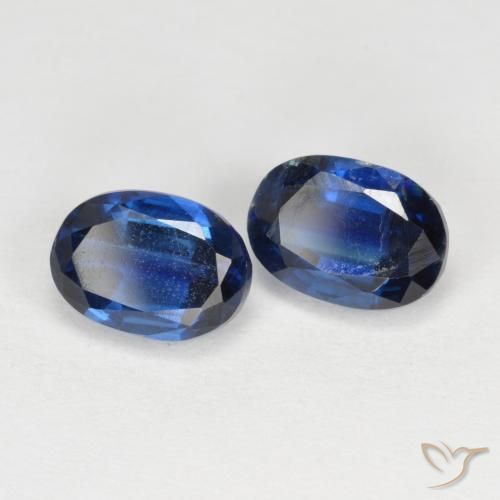 2.64 ctw Blue Kyanite Stones, Natural Kyanite in Oval Facet Shape for Sale