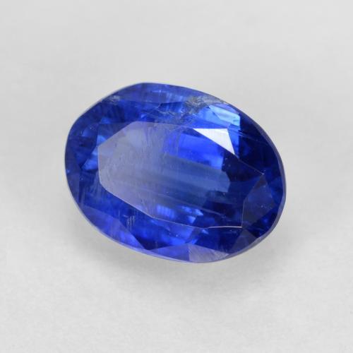1.74 ct Blue Kyanite Stone, Natural Kyanite in Oval Facet Shape for Sale