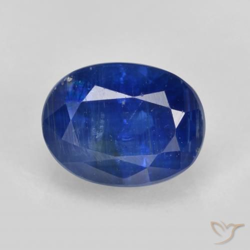 2.16 ct Blue Kyanite, 8.1 x 6.1 mm Oval Cut From Nepal, Photo A