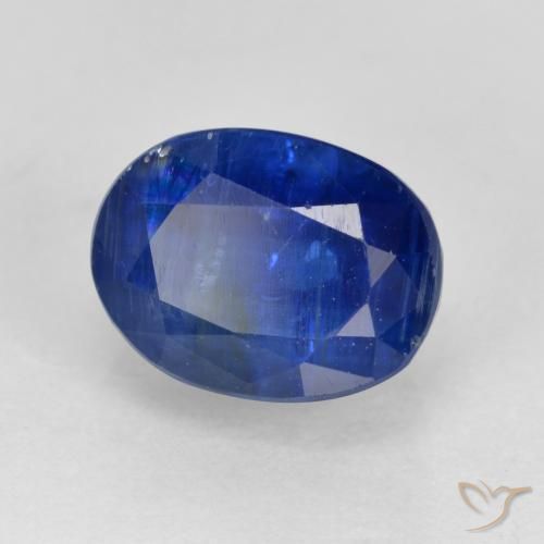 2.16 ct Blue Kyanite Stone, Natural Kyanite in Oval Facet Shape for Sale