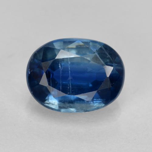 Midnight Blue Кианит Камень - 1.7ct Фасетный Овал (ID: 573856)