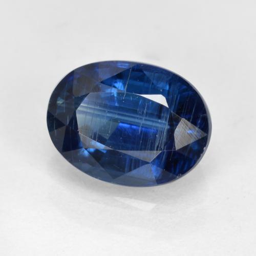 1.69 ct Blue Kyanite Stone, Natural Kyanite in Oval Facet Shape for Sale