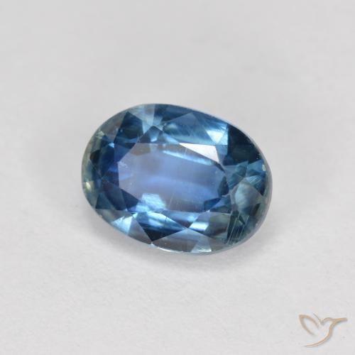 2.08 ct Blue Kyanite Stone, Natural Kyanite in Oval Facet Shape for Sale