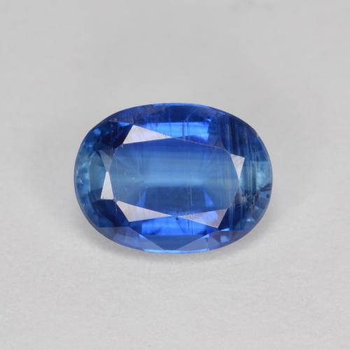 Azul oscuro Cianita Gema - 1.6ct Forma ovalada (ID: 573985)