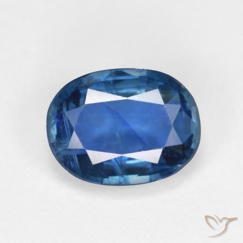 1.82ct Natural Navy Blue Kyanite, Oval, VS-SI