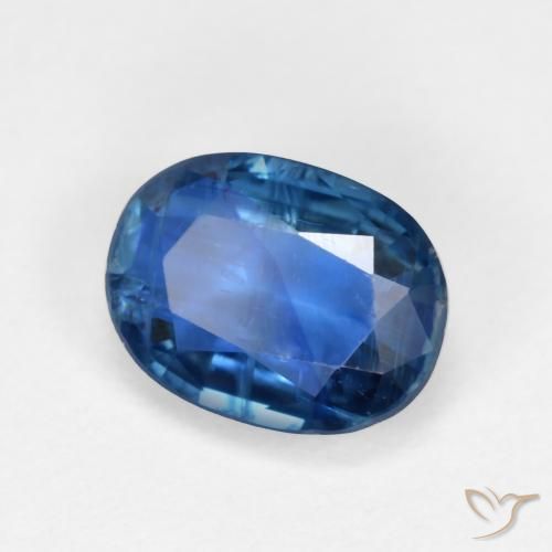 1.82 ct Blue Kyanite Stone, Natural Kyanite in Oval Facet Shape for Sale