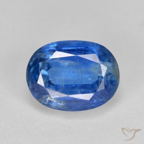2.37 ct Blue Kyanite, 8.3 x 6.3 mm Oval Cut From Nepal, Photo A