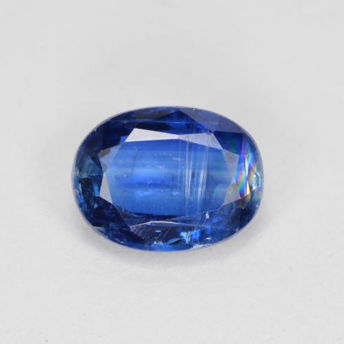 Bright Blue Кианит Камень - 1.7ct Фасетный Овал (ID: 573993)
