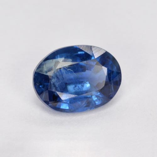 1.71 ct Blue Kyanite Stone, Natural Kyanite in Oval Facet Shape for Sale