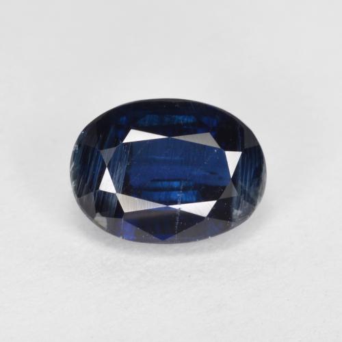 Темно-синий Кианит Камень - 1.9ct Фасетный Овал (ID: 573997)