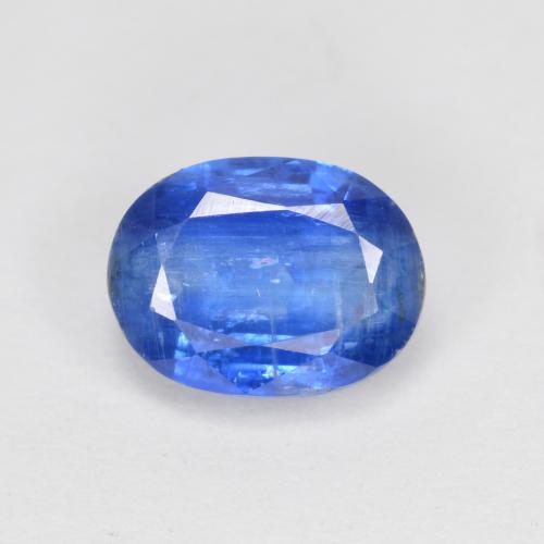 2.15 ct Blue Kyanite Gemstone, Kyanite Gem in Oval Facet Shape for Sale.