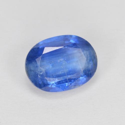 2.15 ct Blue Kyanite Stone, Natural Kyanite in Oval Facet Shape for Sale