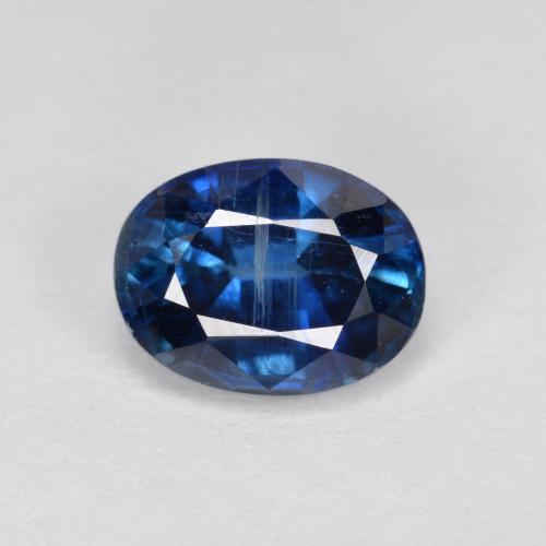 Navy Blue Кианит Камень - 1.9ct Фасетный Овал (ID: 574002)