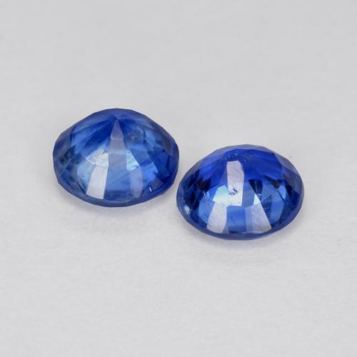 Kyanite Gemstones in 5.2 mm Size for Sale, Kyanite Stones in Cornflower Blue Color