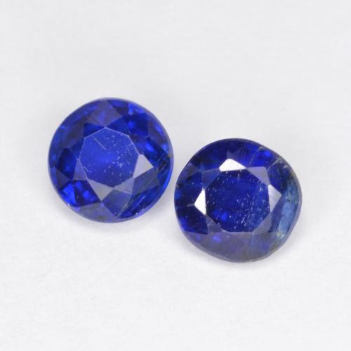 Top Blue Kyanite Gem - 0.7ct Round Facet (ID: 574135)