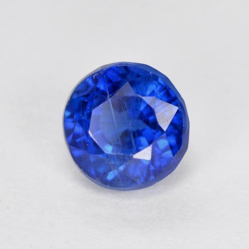 0.93 ct Blue Kyanite Stone, Natural Kyanite in Round Facet Shape for Sale