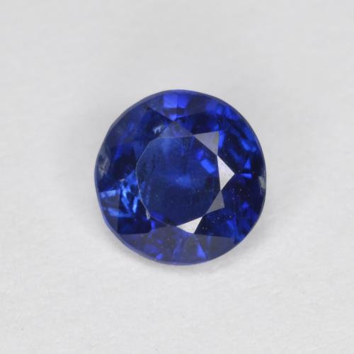 0.54 ct Blue Kyanite Stone, Natural Kyanite in Round Facet Shape for Sale