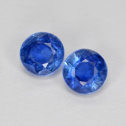 Egyptian Blue Kyanit Edelstein - 0.4ct Rund Facettenschliff (ID: 574296)