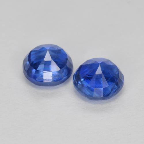 Kyanite Gemstones in 4.3 mm Size for Sale, Kyanite Stones in Egyptian Blue Color