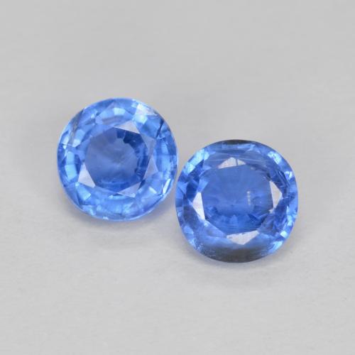 Light Blue Kyanite Gem - 0.4ct Round Facet (ID: 574297)
