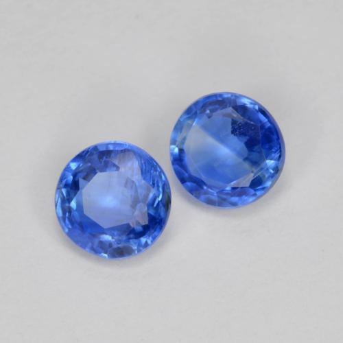 0.69 ctw Blue Kyanite Stones, Natural Kyanite in Round Facet Shape for Sale