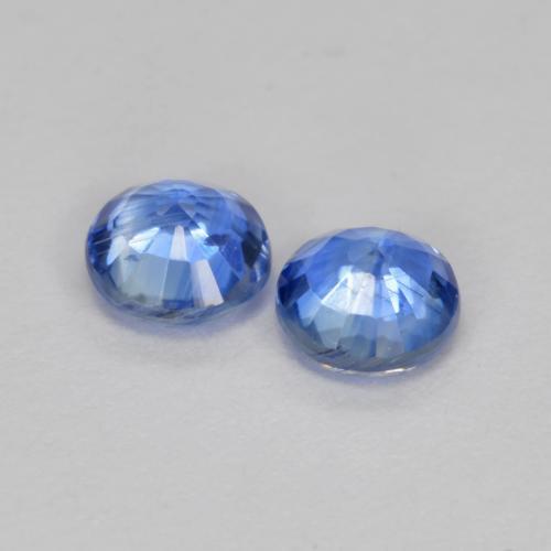 Kyanite Gemstones in 4 mm (calibrated) Size for Sale, Kyanite Stones in Deep Azure Blue Color