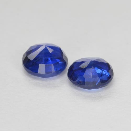 Kyanite Gemstones in 4.2 mm Size for Sale, Kyanite Stones in Navy Blue Color
