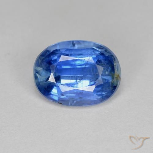 2.59 ct Blue Kyanite Stone, Natural Kyanite in Oval Facet Shape for Sale