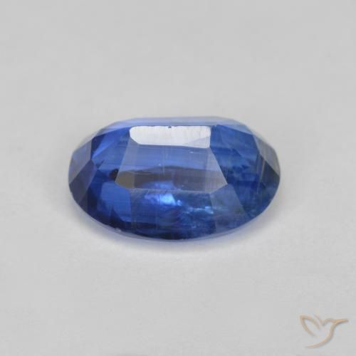 Kyanite Gemstone in 9.5 x 7.1 mm Size for Sale, Kyanite Stone in Medium Blue Color