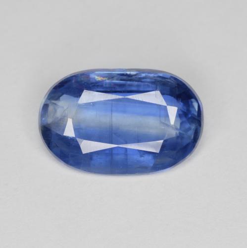 Cianite blu taglio ovale da 2,57 ct dal Nepal, dimensione 11 x 7,1mm, pietra preziosa naturale non trattati , purezza SI, Cianite Ovale sfaccettato da 1 pz, durezza Mohs di 6 - 7, Photo A
