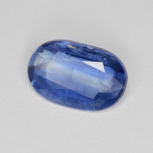 2.57 ct Blue Kyanite Stone, Natural Kyanite in Oval Facet Shape for Sale