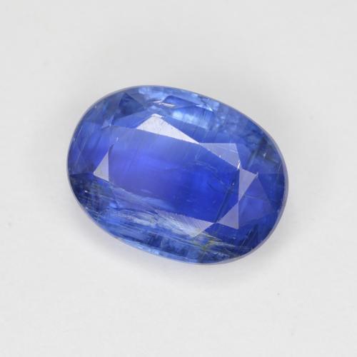 3.26 ct Blue Kyanite Stone, Natural Kyanite in Oval Facet Shape for Sale