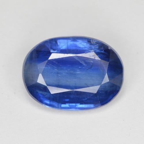 Bleu marine Disthène gemme - 4.2ct Ovale facette (ID: 574595)